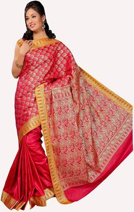 Manufacturers Exporters and Wholesale Suppliers of Art Silk Fancy Sarees Mau Uttar Pradesh
